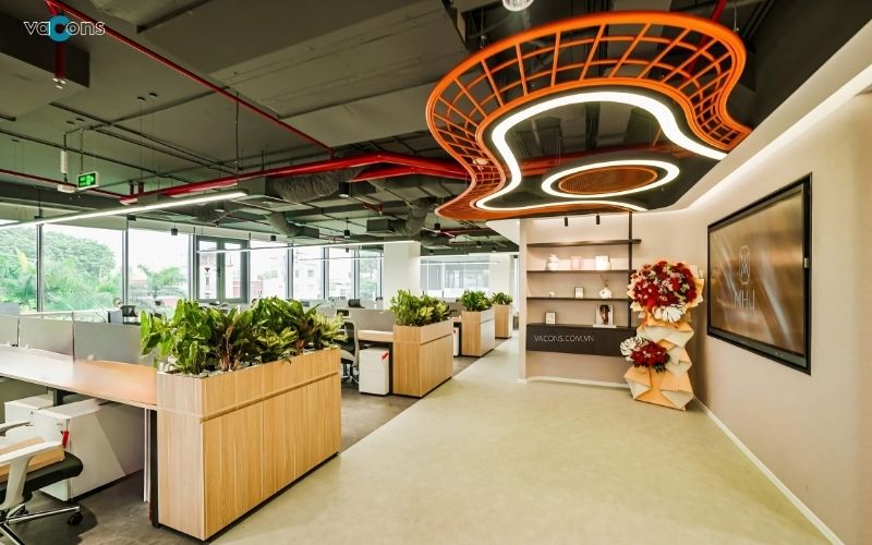 thiết kế văn phòng hiện đại