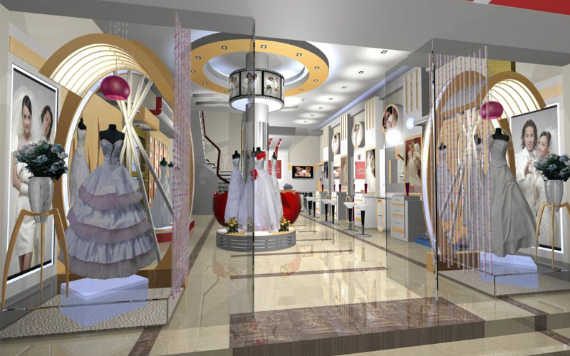 thiết kế nội thất showroom trưng bày