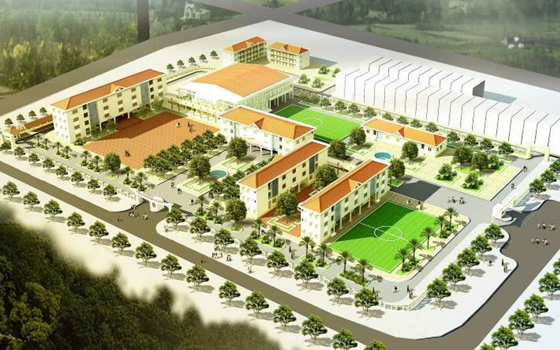 thiết kế cảnh quan trường học