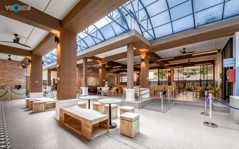 thiết kế canteen trường học