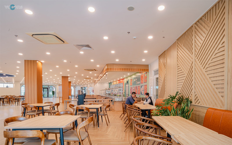 Thiết Kế Canteen Trường Học Quốc Tế Đẹp, An Toàn Vệ Sinh