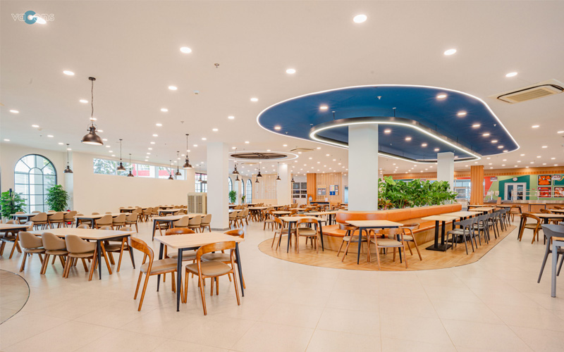 thiết kế canteen trường học