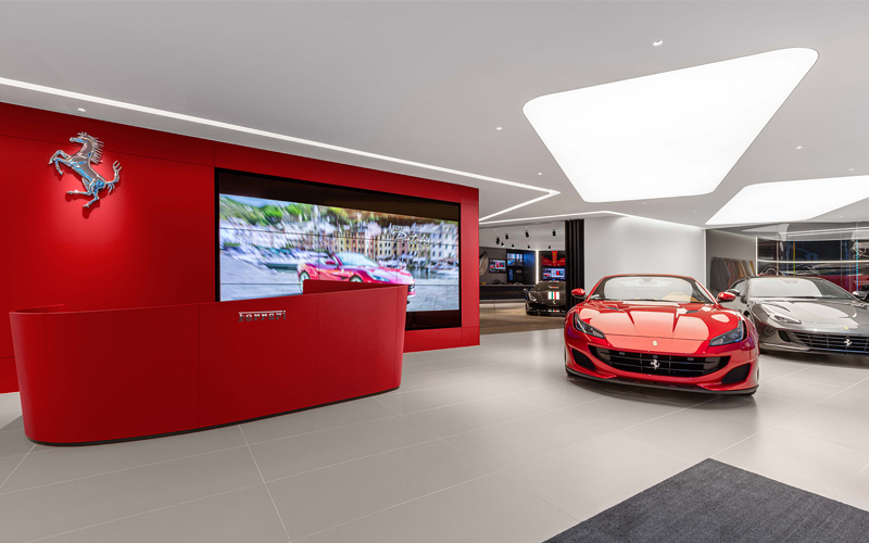 thiết kế showroom ô tô