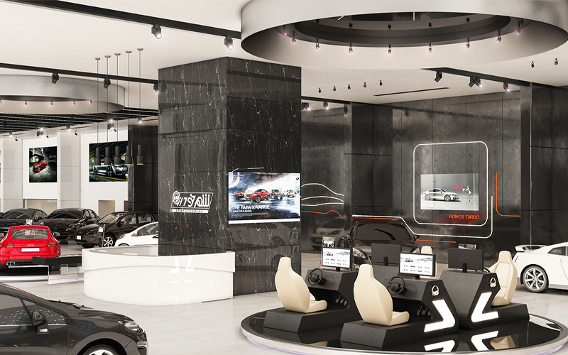 thiết kế showroom ô tô