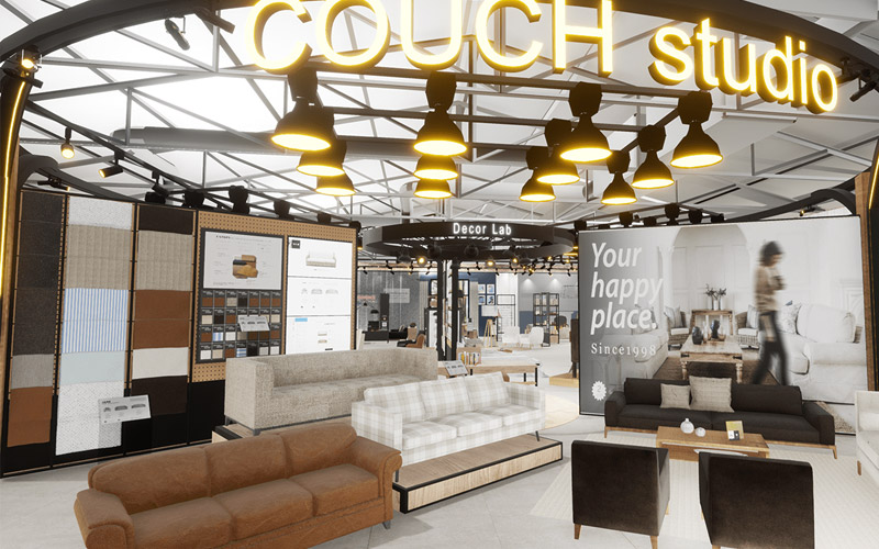 mẫu showroom nội thất đẹp