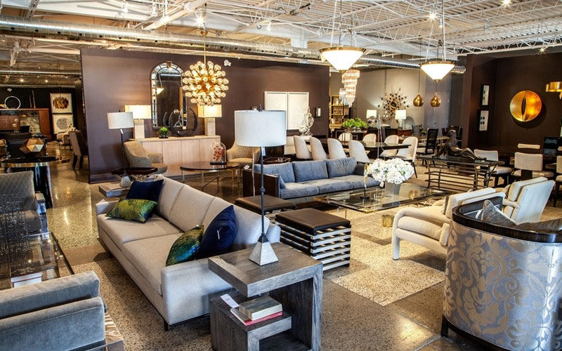 mẫu showroom nội thất đẹp