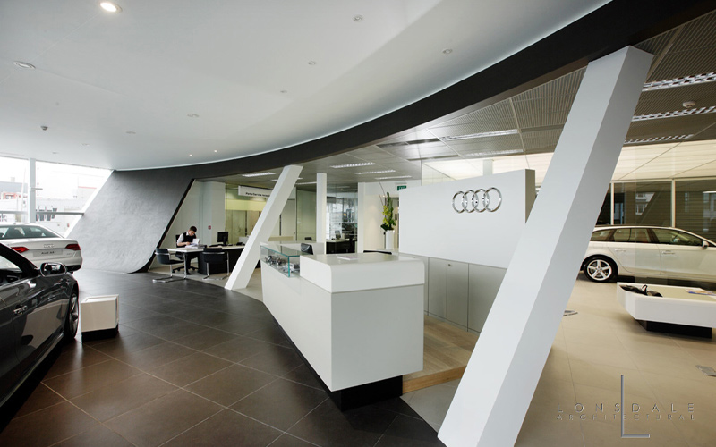 thi công showroom