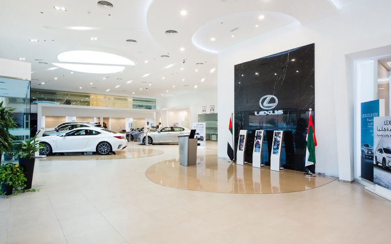 mặt bằng showroom ô tô