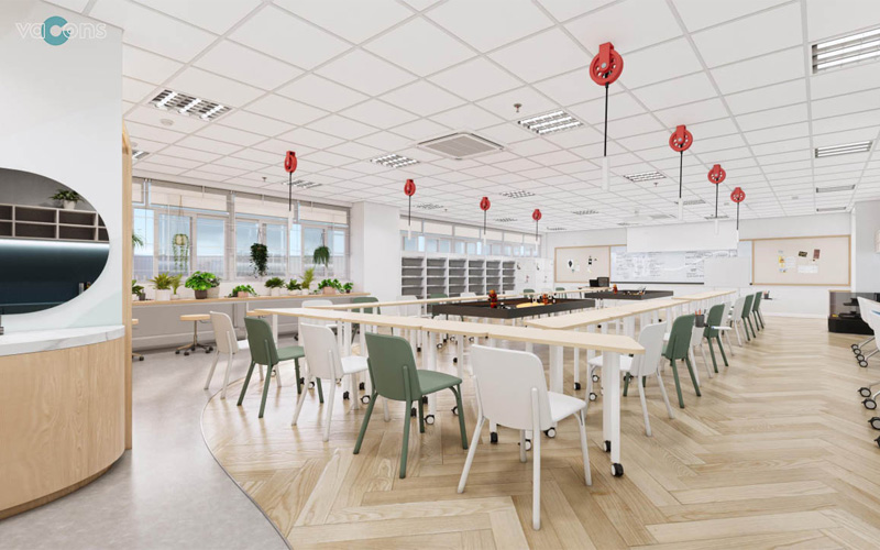 thiết kế kiến trúc trường học