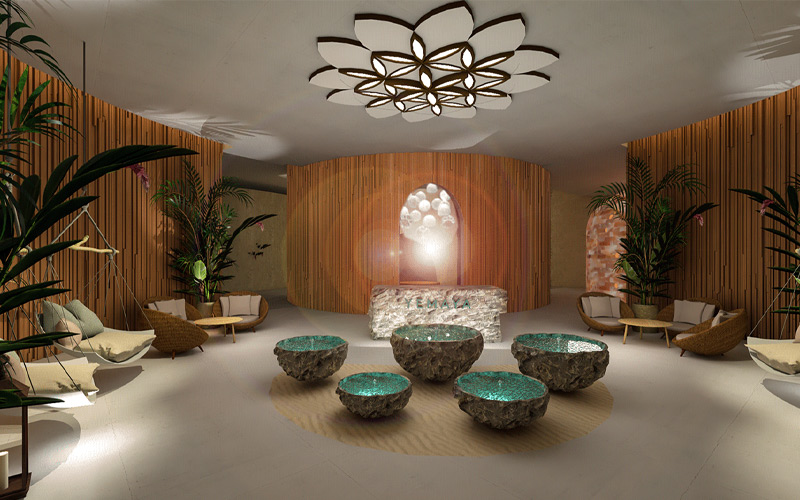 thiết kế spa sang trọng