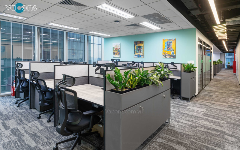 decor bàn làm việc văn phòng