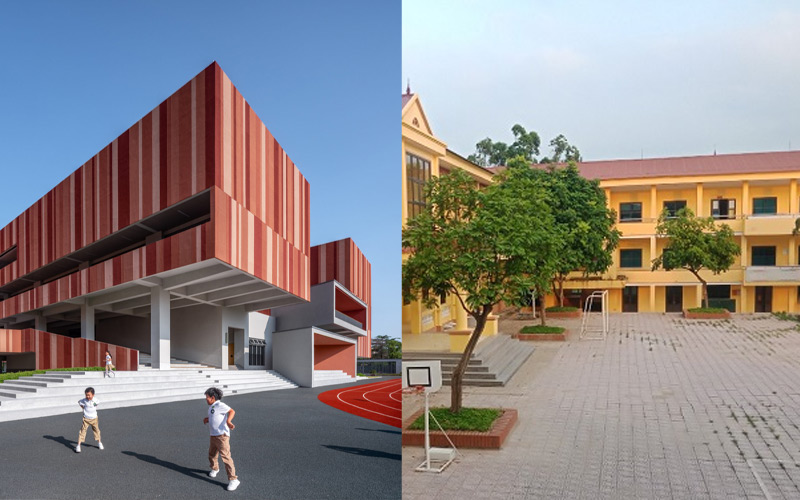 kiến trúc trường tiểu học