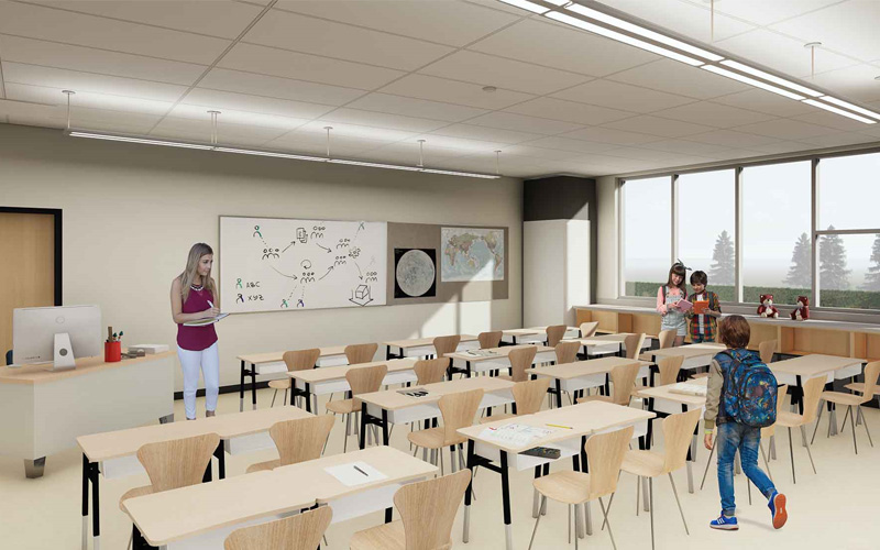 kiến trúc trường tiểu học