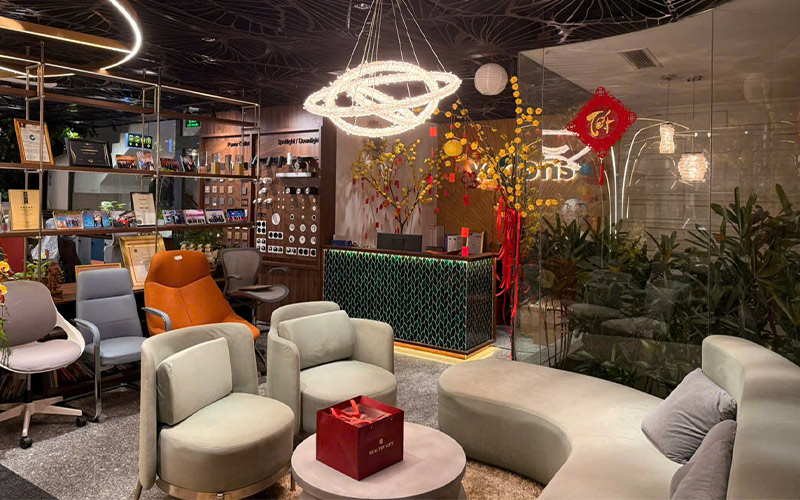 trang trí tết văn phòng công ty