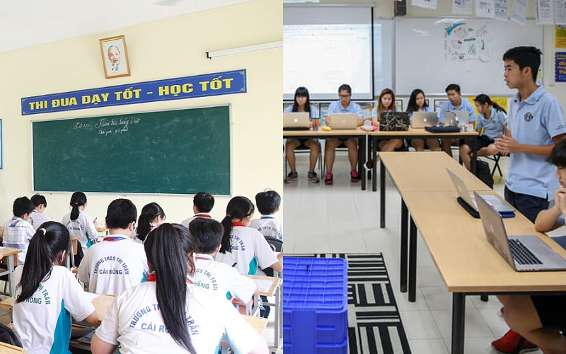 diện tích phòng học thcs