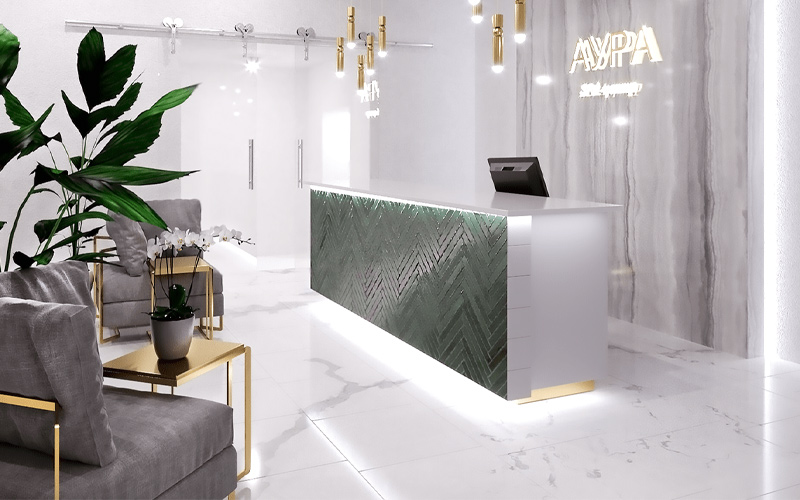 thiết kế nội thất spa