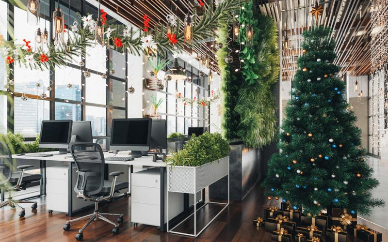 Tips Trang Trí Noel Văn Phòng Đẹp,  Ấn Tượng, Nổi Bật