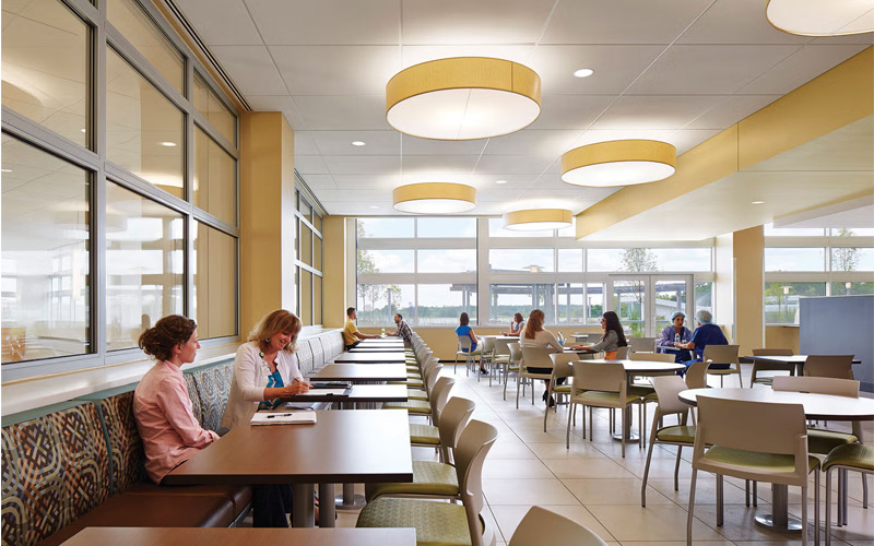 thiết kế cafe – tiện ích trong bệnh viện