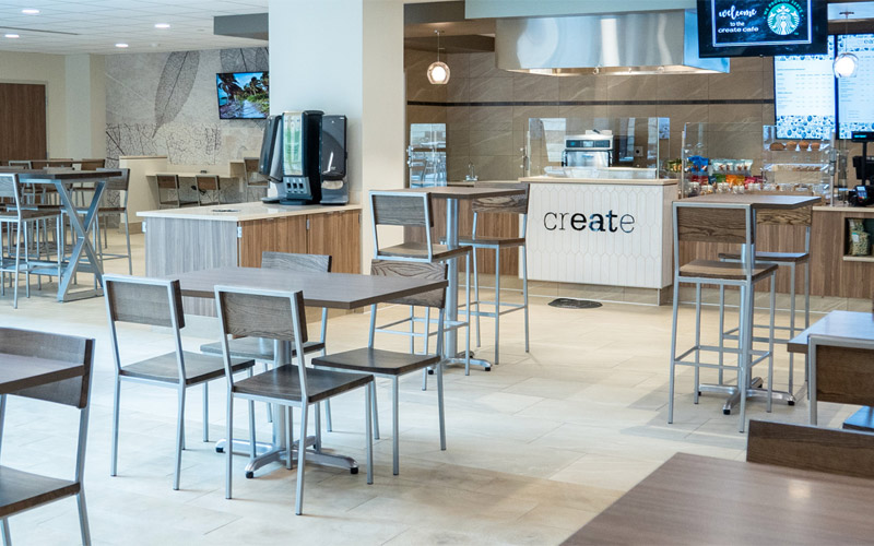 thiết kế cafe – tiện ích trong bệnh viện