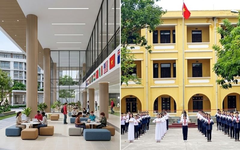 thiết kế trường học chuẩn quốc tế