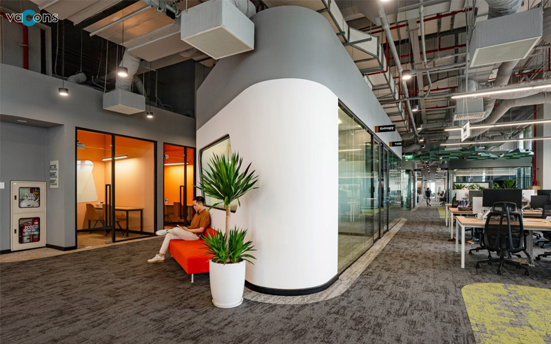 thiết kế văn phòng xanh