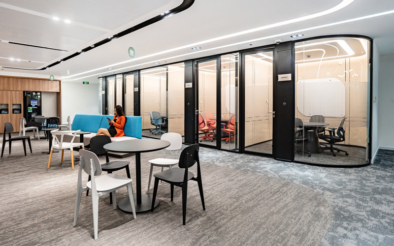 thiết kế văn phòng công ty hiện đại