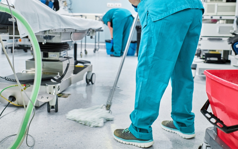 thiết kế thi công sàn sạch vinyl