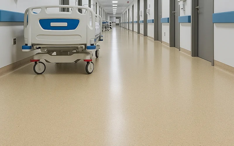 thiết kế thi công sàn vinyl kháng khuẩn