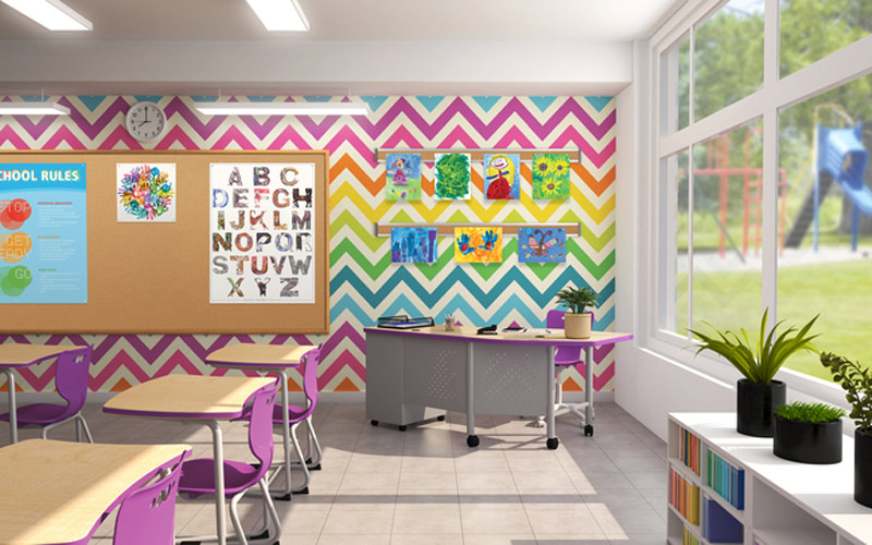 thiết kế trường mầm non tư thục