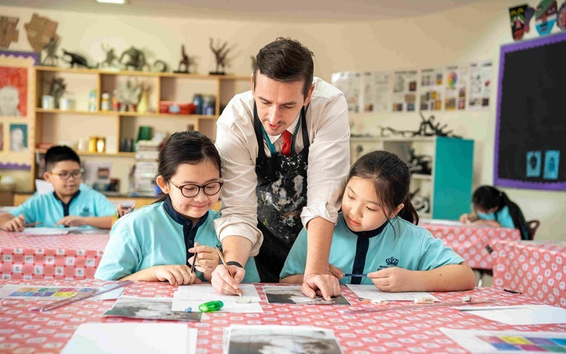 thiết kế trường tiểu học đẹp