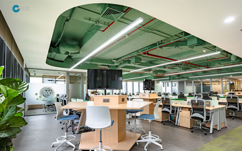 xu hướng thiết kế văn phòng bền vững