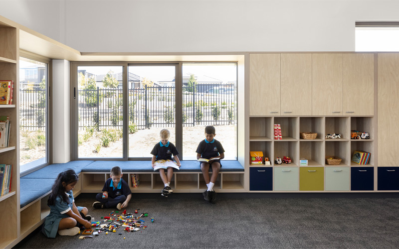 mẫu thiết kế trường tiểu học