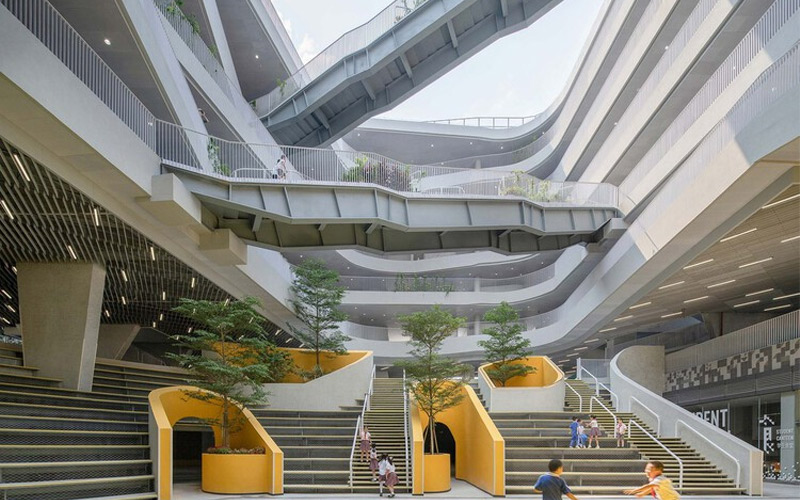 mẫu thiết kế trường tiểu học