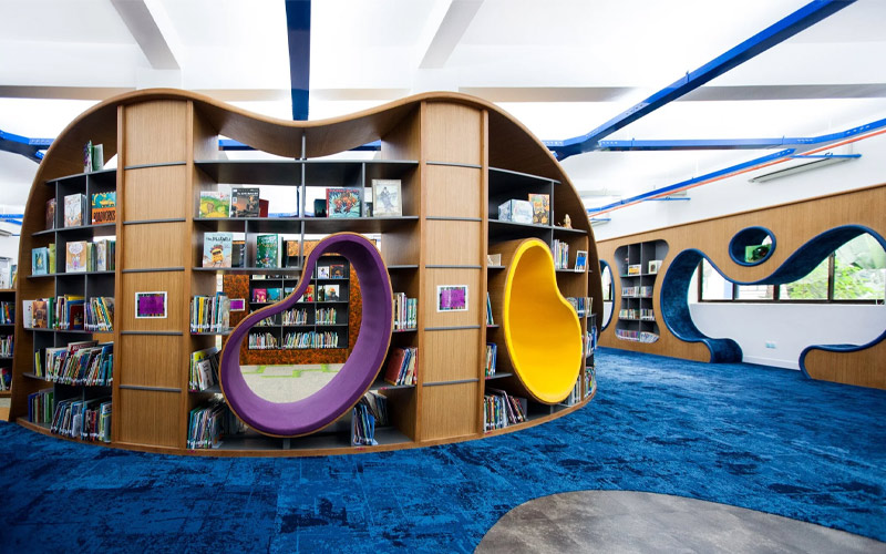 mẫu thiết kế trường tiểu học