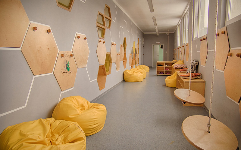 mẫu thiết kế trường tiểu học