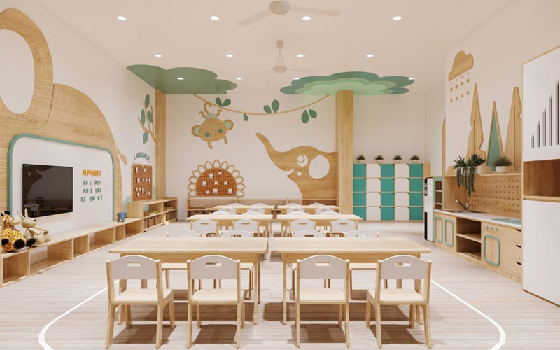 thiết kế nhà trẻ