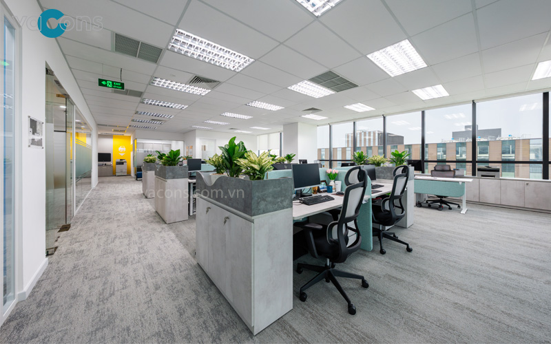 tiêu chuẩn thiết kế diện tích văn phòng