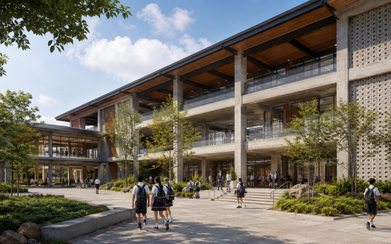 Bản vẽ trường học