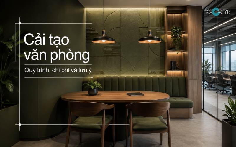 Cải Tạo Văn Phòng – Quy Trình, Chi Phí Và Lưu Ý