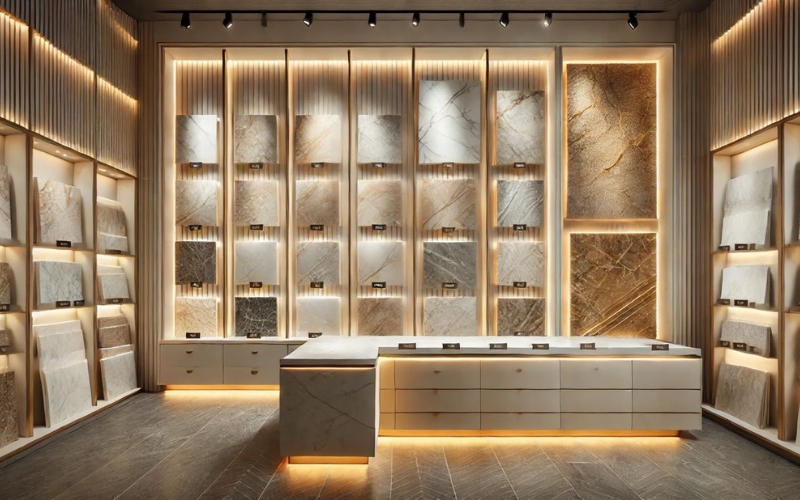 Thi Công Showroom Gạch Đẹp, Hiện Đại Và Tối Ưu Trưng Bày Sản Phẩm