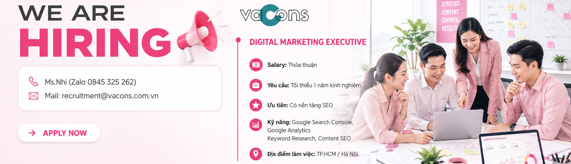 DIGITAL MARKETING EXECUTIVE | WE ARE HIRING