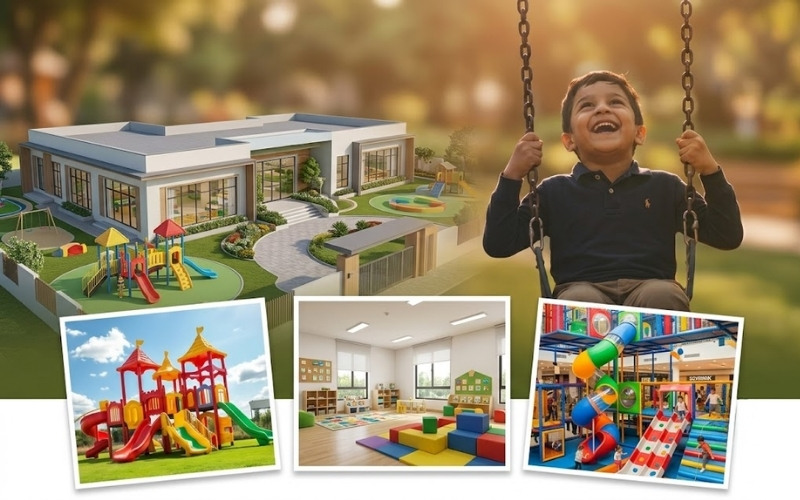 mô hình trường mầm non đẹp
