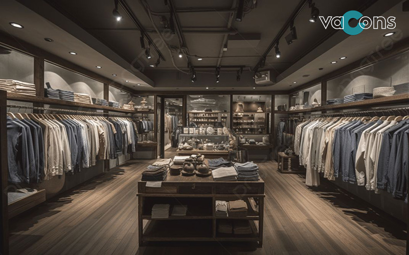 thi công shop quần áo