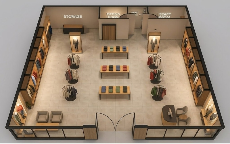 Thiết Kế Thi Công Store Nhỏ Đẹp Tối Ưu Cho Cửa Hàng