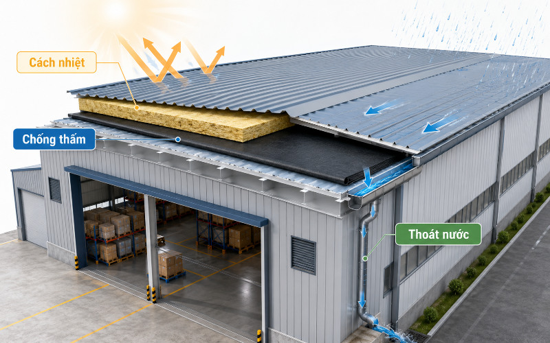 Giải Pháp Xử Lý Hiệu Quả Nhà Kho Nóng, Ẩm Và Bí Khí