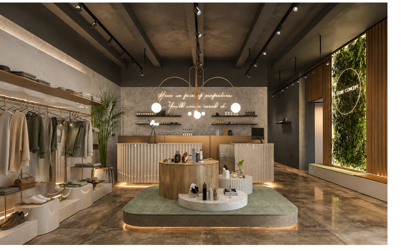 Chọn Vật Liệu Thiết Kế Thi Công Store Đẹp, Bền Và Dễ Bảo Trì