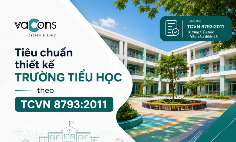 Thiết Kế Trường Tiểu Học Đạt Chuẩn - Giải Pháp Không Gian Học Tập Xanh Và Hiệu Quả 