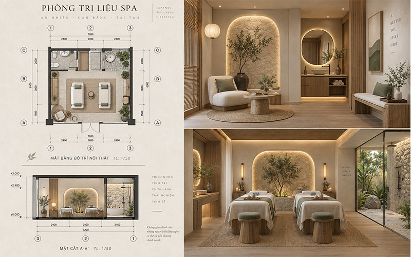 báo giá thiết kế spa