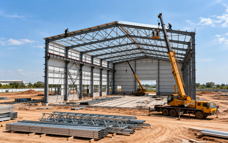 Dự Toán Giá Nhà Khung Thép Từ A–Z