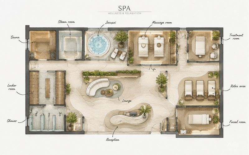 mẫu thiết kế spa đẹp